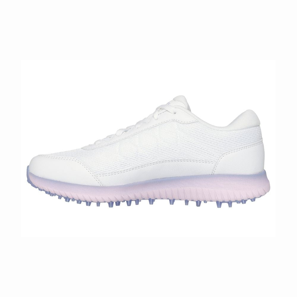 Skechers Go Golf Max Fairway 4 Ladies Spikeless Golf Shoes 2025 - White / Light Pink