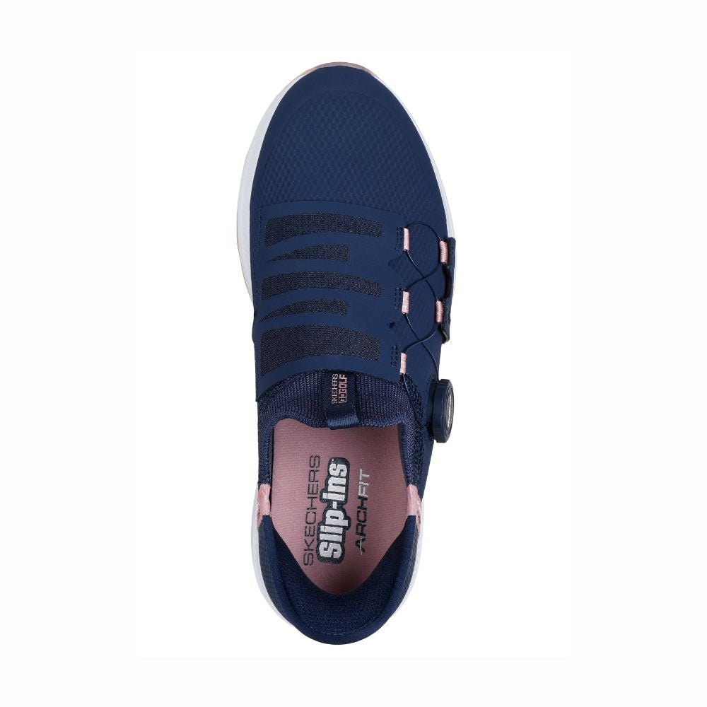 Skechers Elite 5 Slip Ins Ladies Spikeless Golf Shoes 2025 - Navy / Pink