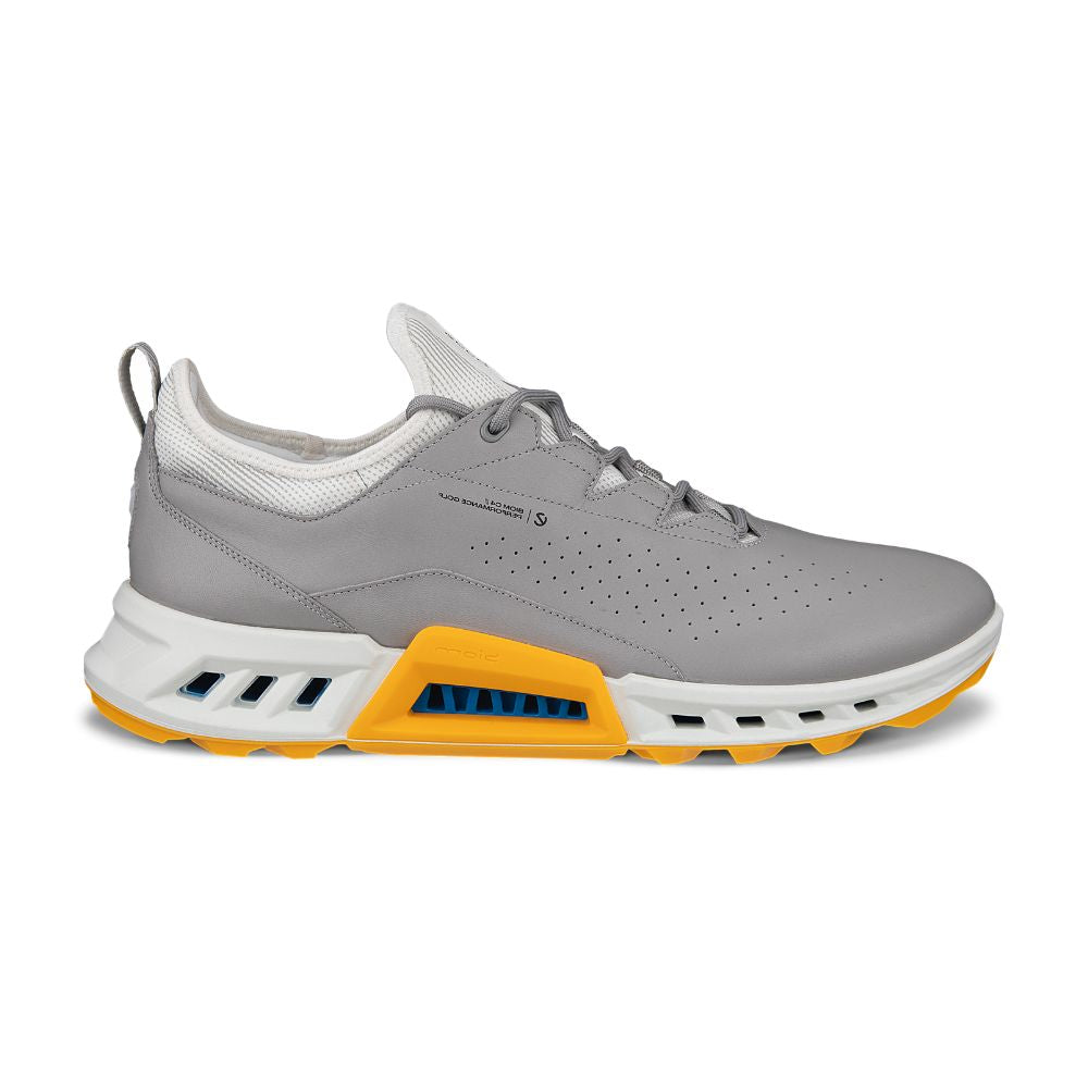 Ecco Biom C4 Gore-Tex Mens Spikeless Golf Shoes 2025 - 130404-56342 Wild Dove / Sunrise EU42 UK8-8.5