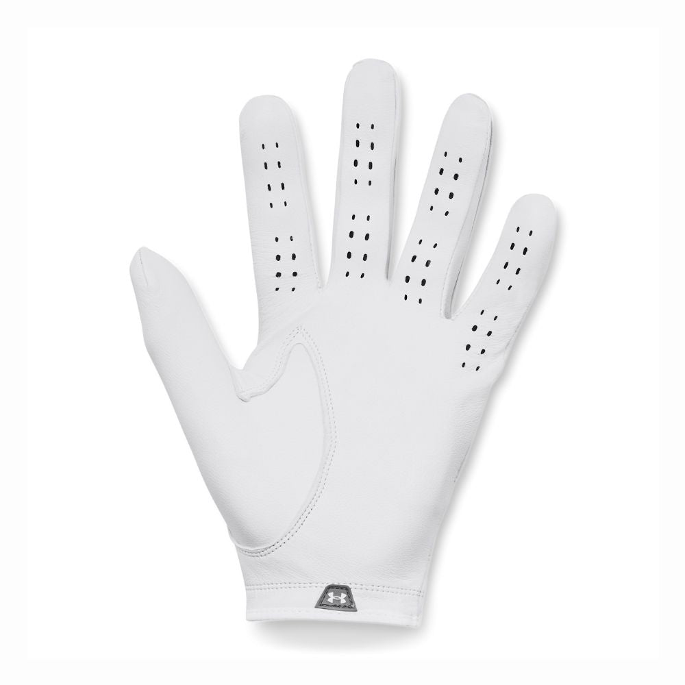 Under Armour Drive Tour Leather Golf Glove 2025 - 1382003-100