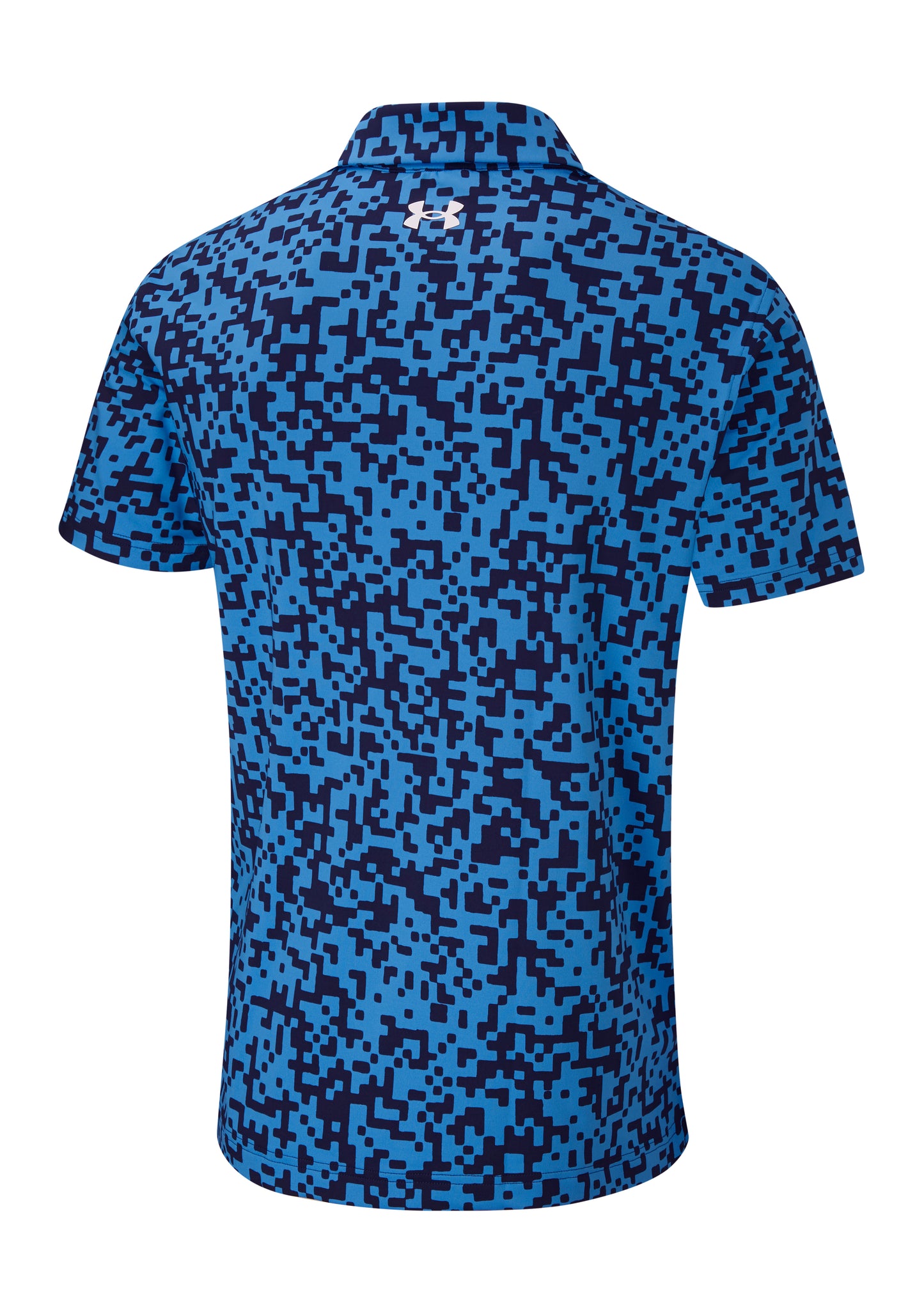 Under Armour Tee To Green Printed Mens Golf Polo Shirt 2025 1383715-415