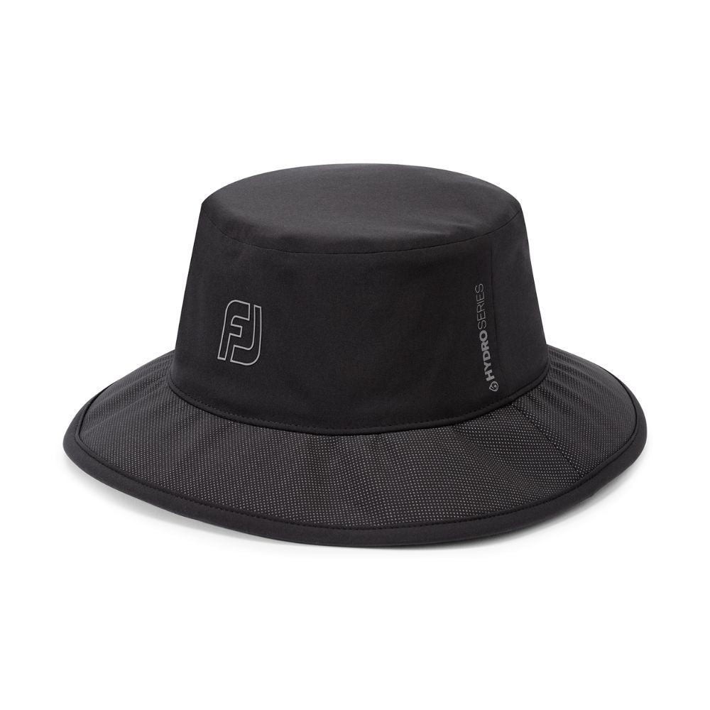 Cappello Secchiello FootJoy Hydro Series Impermeabile - Nero, Uomo L/XL - Nuovo Con Etichette