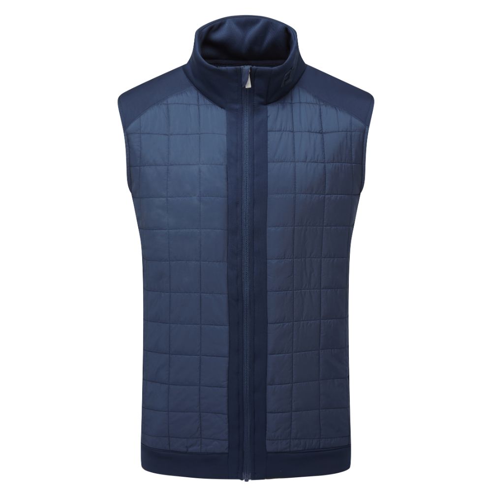 Footjoy Navy Golf Vest FootJoy Half-Zip Vest Navy Golf Sweater