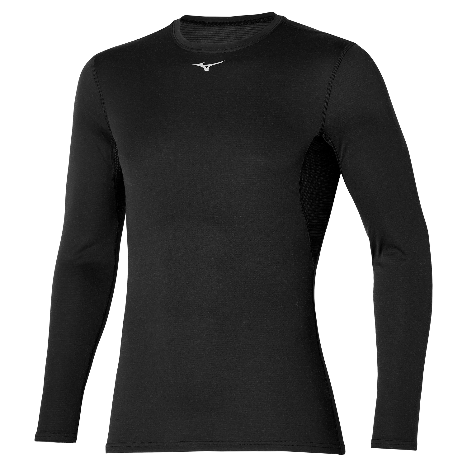 Mizuno Mid Weight Baselayer Mens Golf Crew Neck Top 2025 - 52GAA551-09 Black M