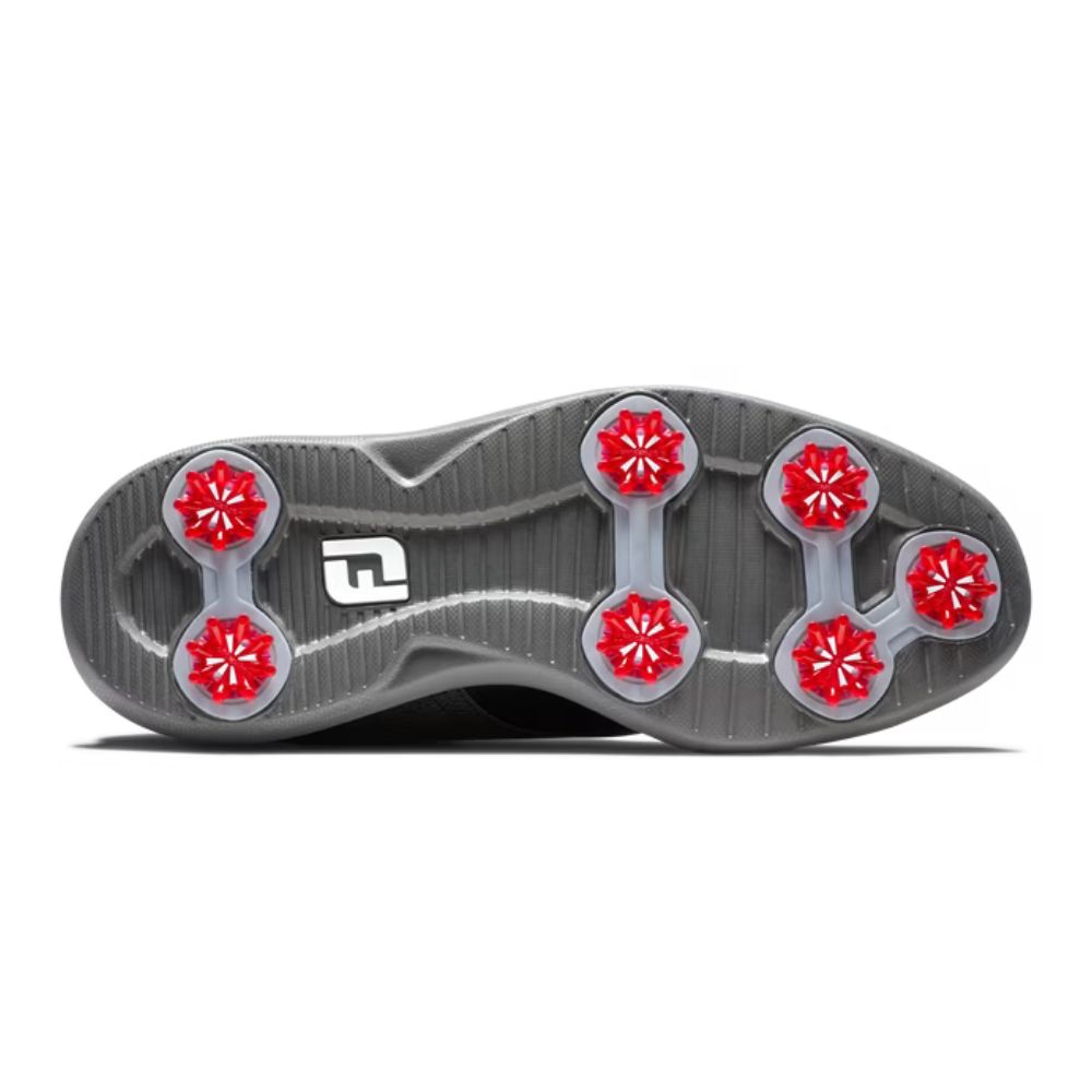 FootJoy Traditions Mens Spiked Golf Shoes 57904 - Black - WIDE Fit