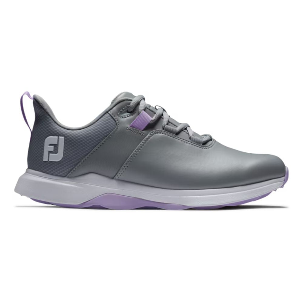 Footjoy Prolite Ladies Spikeless Golf Shoes 98204 Grey / Lilac / White 98204 4