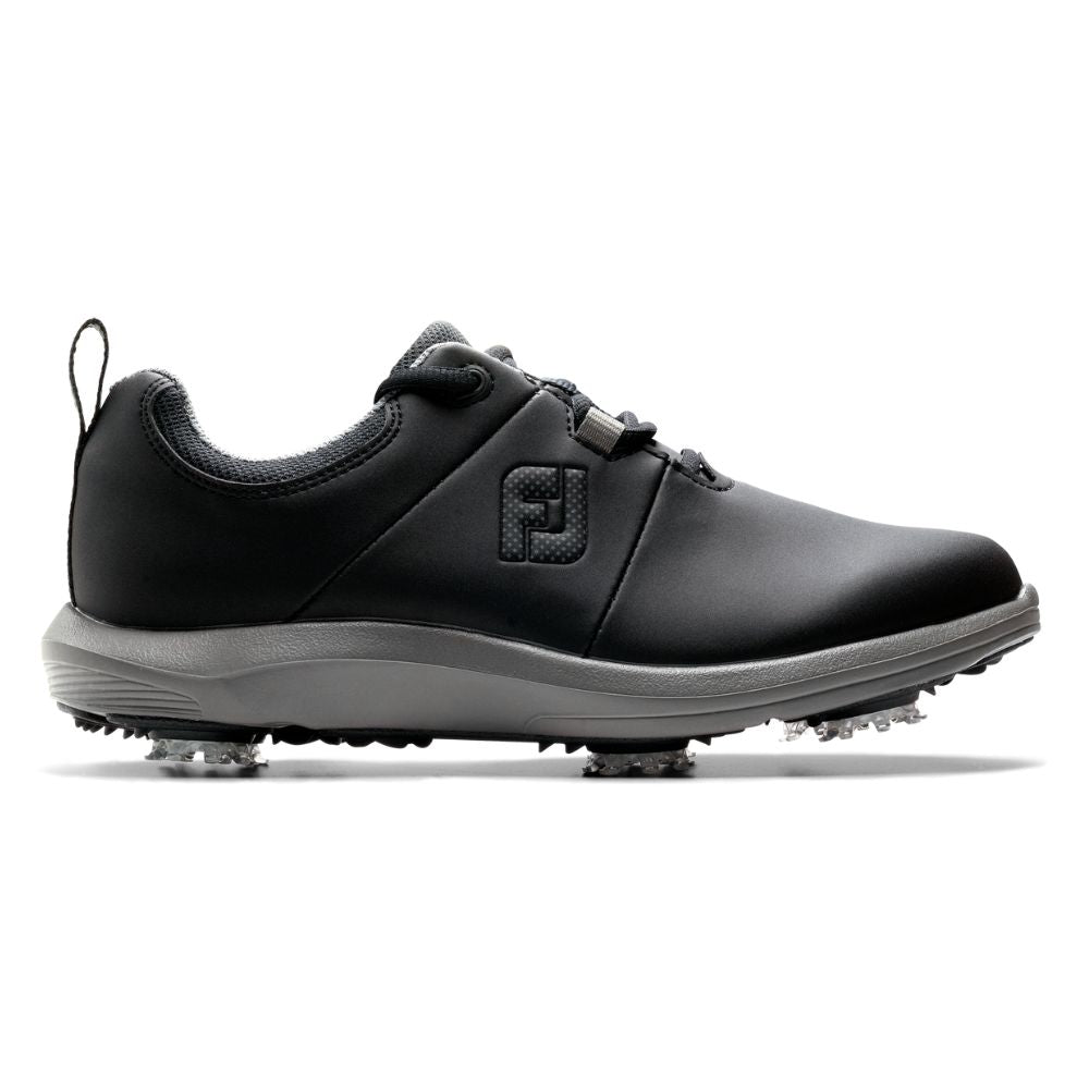 FootJoy eComfort Ladies Spiked Golf Shoes 98645 Black / Charcoal 4