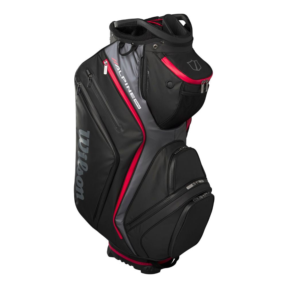 Wilson Golf Alpine Dry Cart Bag 2025 - Black / Grey / Red