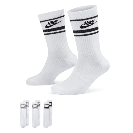 Nike Golf Sportswear Dri-FIT Everyday Essential Crew Socks DX5089 - 103 White / Black / Black 103 L 