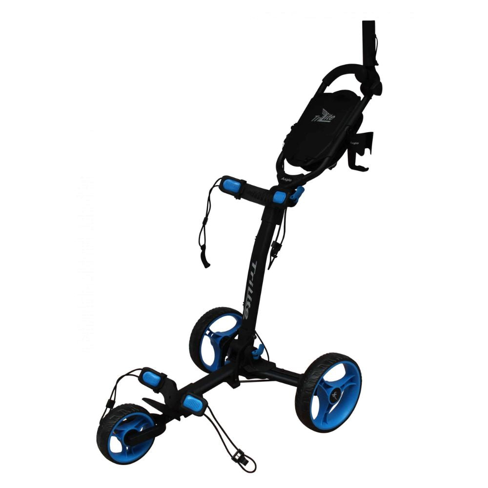 Axglo TriLite 3 Wheel Push Trolley + FREE GIFTS worth £40 Black/Blue