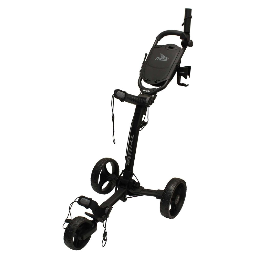 Axglo TriLite 3 Wheel Push Trolley + FREE GIFTS worth £40 Black/Black