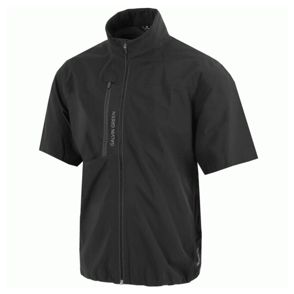 Galvin Green Axl Mens Short Sleeve Waterproof Golf Jacket Black 9403 L
