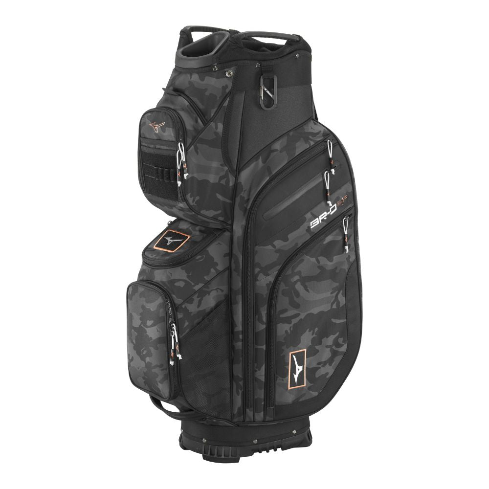 Mizuno BR-D4 25 Cart Bag 2025 - Black Camo Copper Black Camo / Copper