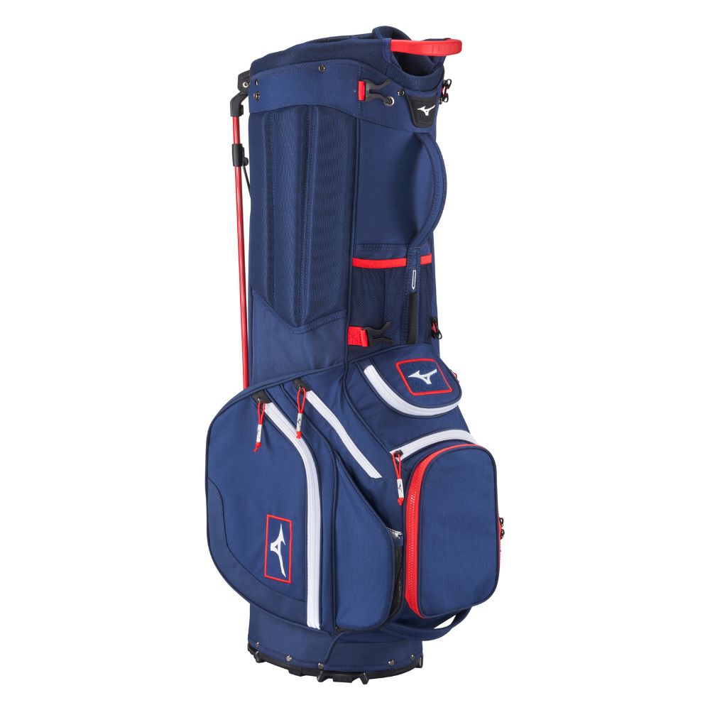 Mizuno BR-DX 25 Hybrid Stand Bag 2025 - Navy / Red