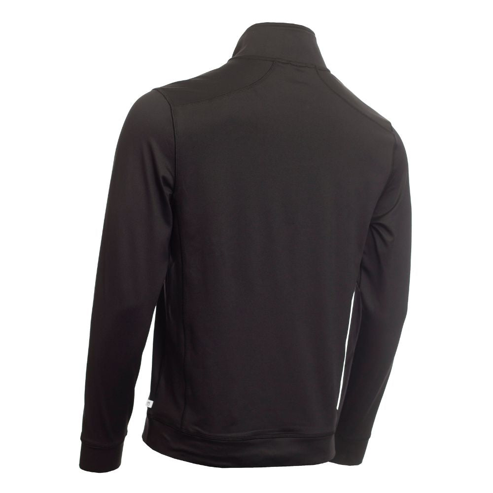 Calvin Klein Orbit 1/2 Zip Pullover Golf Top C9464A - Black Red