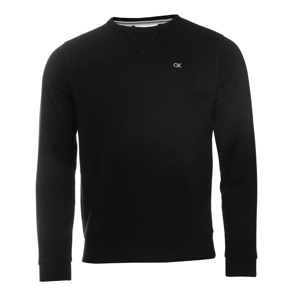 Calvin Klein Ohio Mens Golf Sweater 2025 C9693 - Black Black S