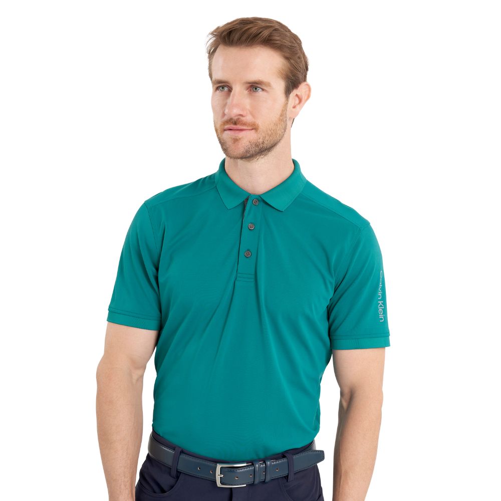 Calvin Klein Club Golf Polo Shirt C9951 - Sea Green