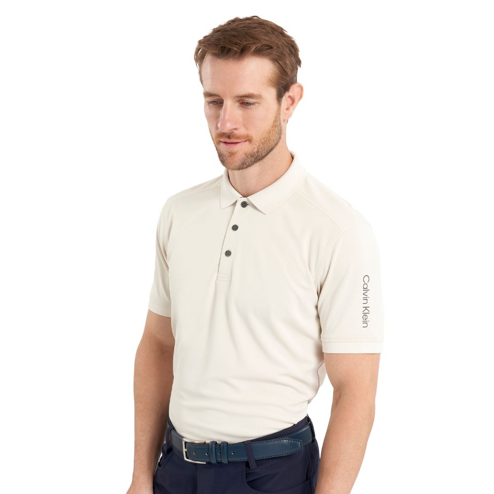 Calvin Klein Club Golf Polo Shirt C9951 - Turtledove