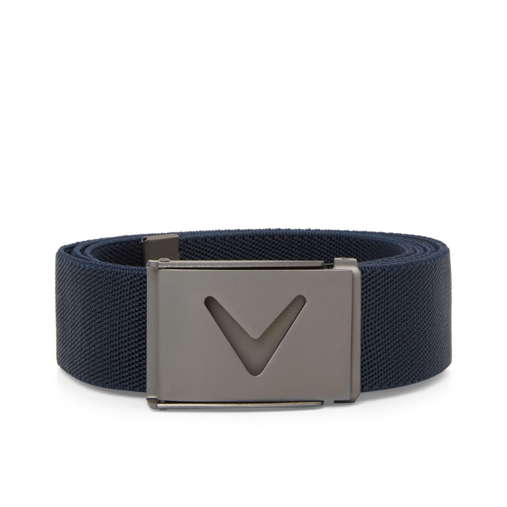 Callaway Golf V-Logo Mens Web Belt CGASE0R3 - Peacoat Peacoat 410  