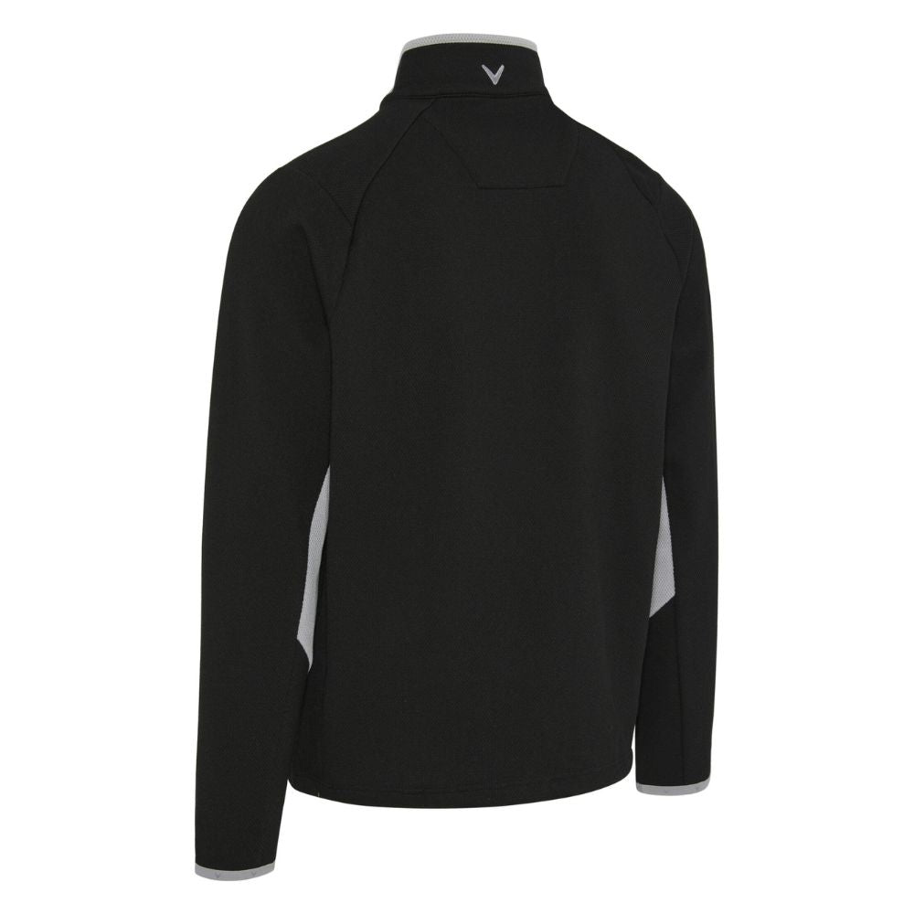 Callaway Blocked 1/4 Zip Mens Golf Pullover 2025 - Caviar