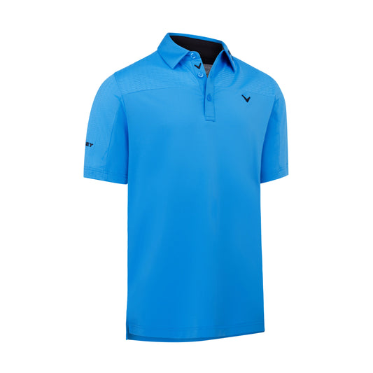 Callaway Golf Men's Odyssey Ventilated Block Polo Shirt - CGKSB074 Malibu Blue 450 M 