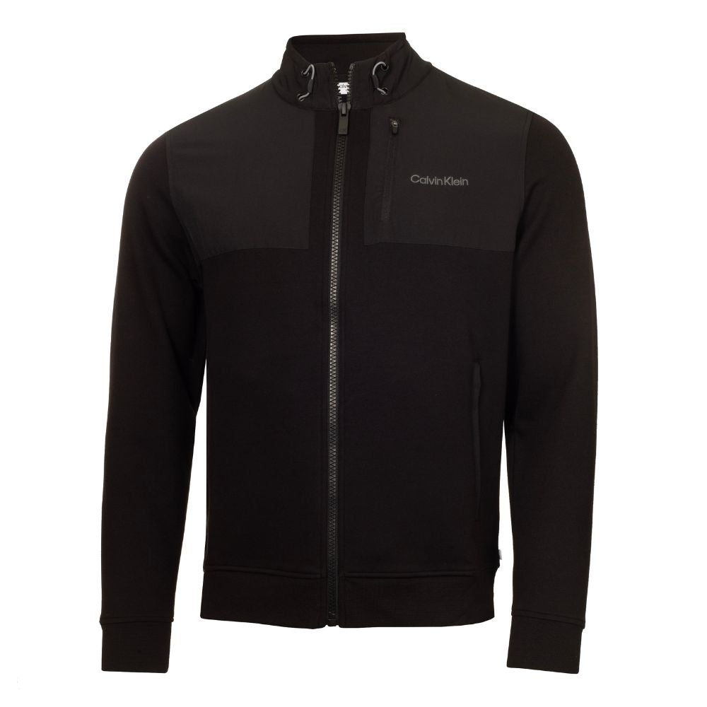 Calvin Klein Hyper Tech Full Zip Golf Jacket 2024 CKMA24920 - Black Black M