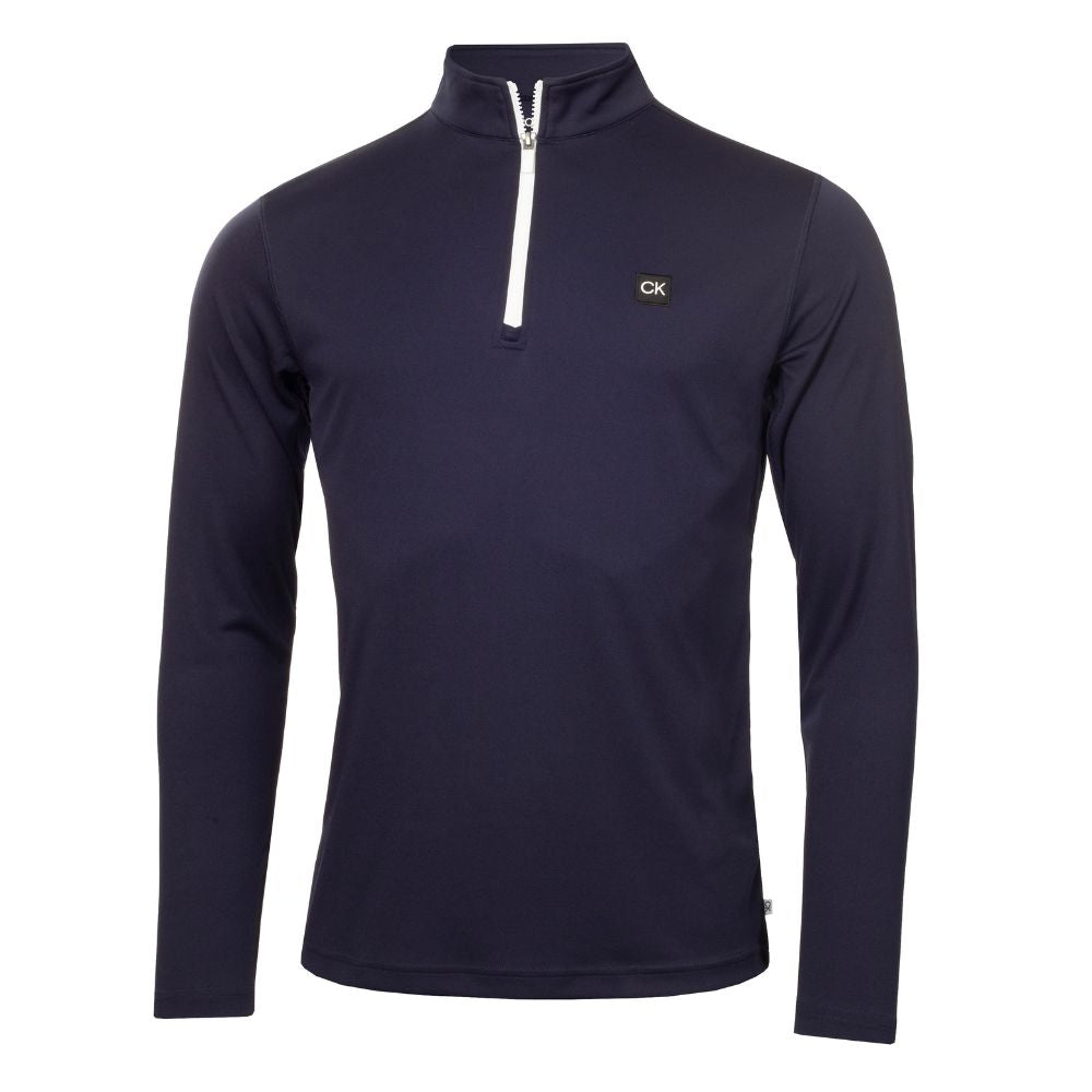 Calvin Klein Westgate 1/2 Zip Golf Pullover Top 2025 CKMS24888 - Navy Navy M