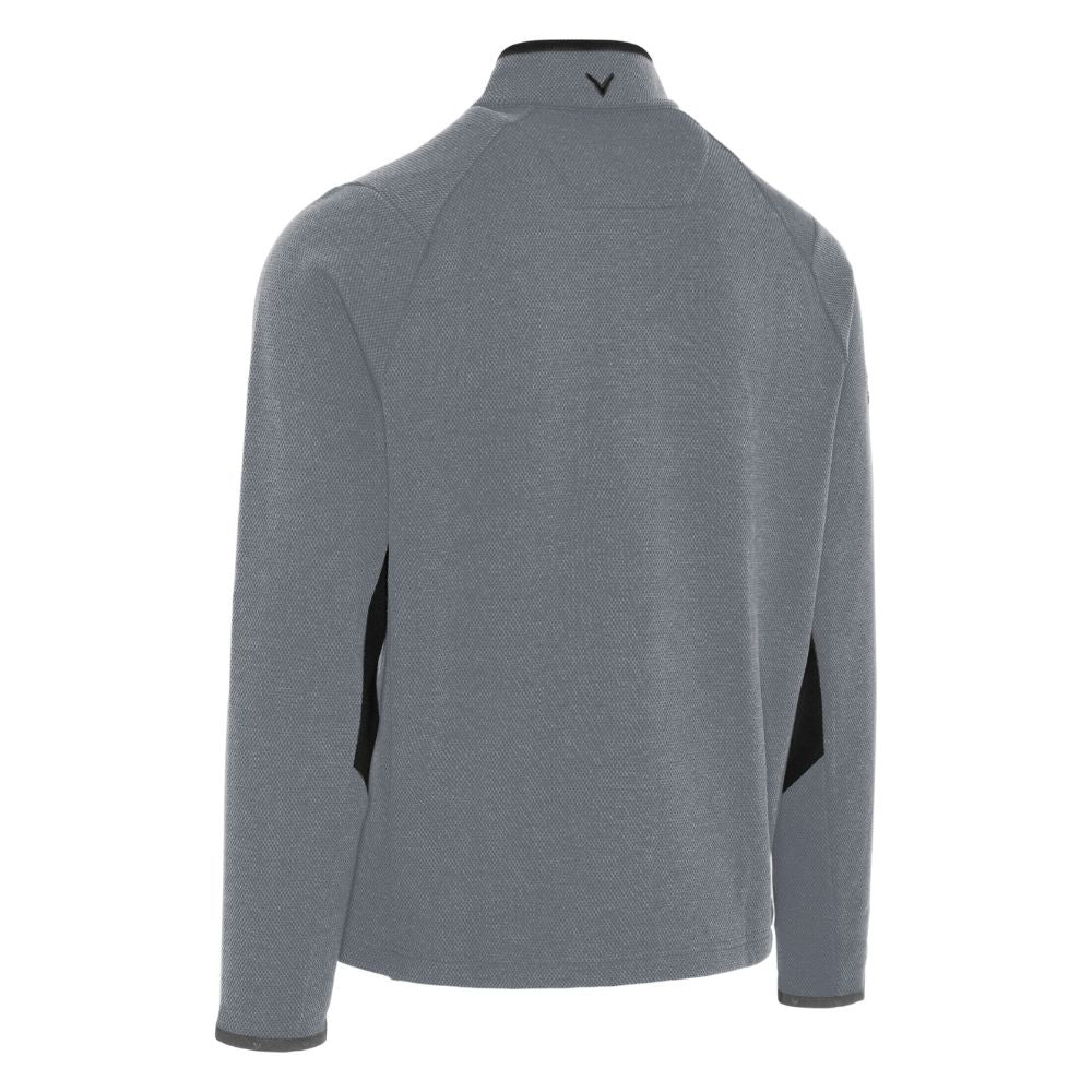 Callaway Blocked 1/4 Zip Mens Golf Pullover 2025 - Concrete