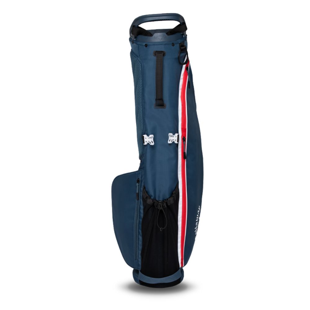 Callaway Carry+ Pencil Golf Bag 2025 - Navy / White / Red