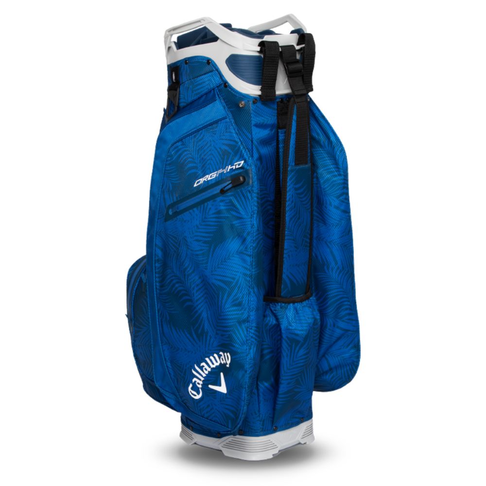 Callaway Org 14 HD Cart Golf Bag 2025 - Blue Palms / Light Grey
