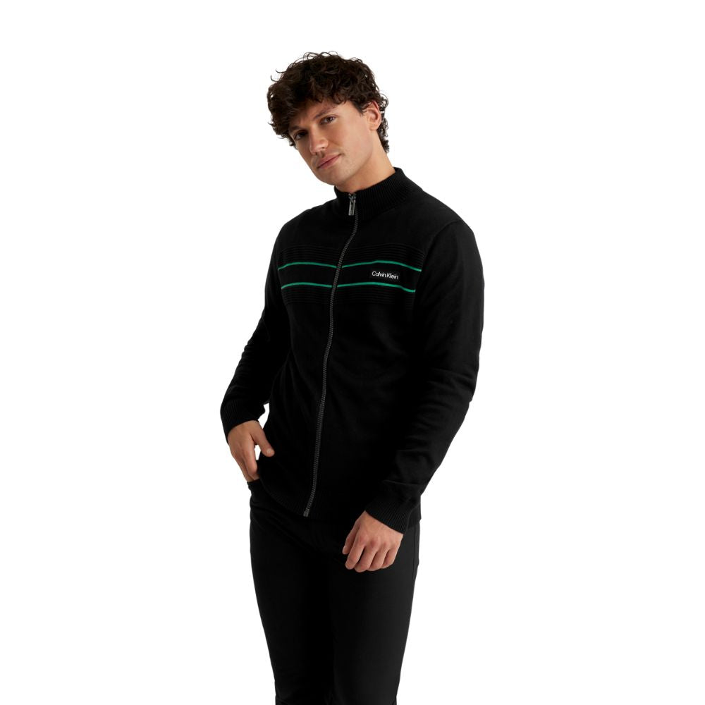 Calvin Klein Baxter Lined Golf Sweater 2025 - Black