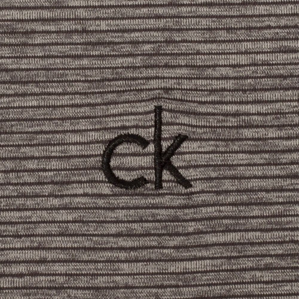 Calvin Klein Cruise 1/4 Zip Golf Top 2026 - C10269 - Charcoal Marl / White