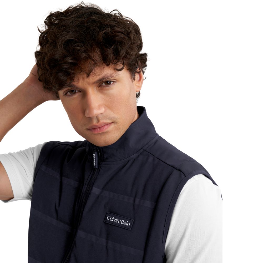 Calvin Klein Houston Hybrid Full Zip Golf Gilet 2025 - Navy