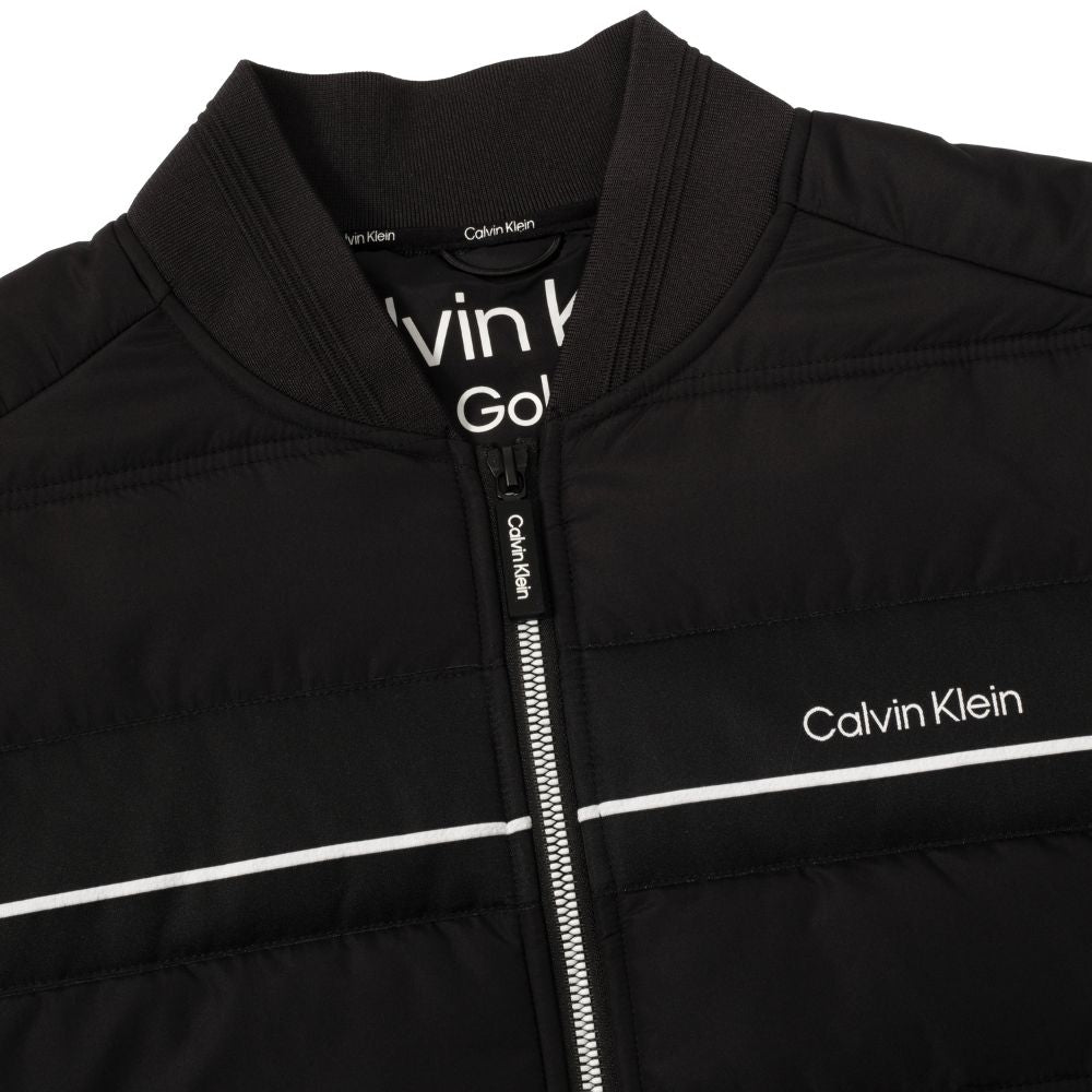 Calvin Klein Lincoln Golf Bomber Jacket - Black