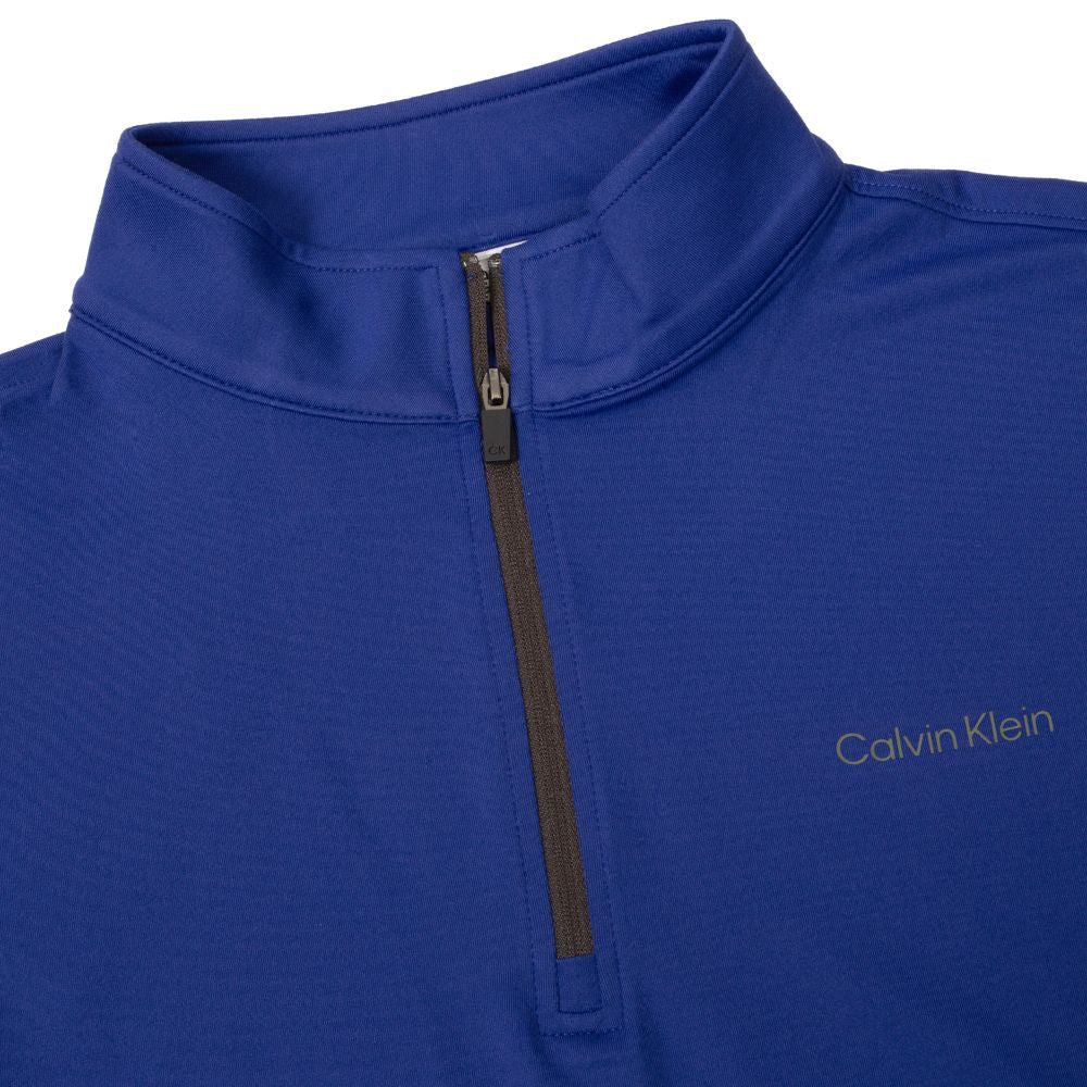 Calvin Klein Newport 1/2 Zip Pullover Golf Top 2025 - French Blue