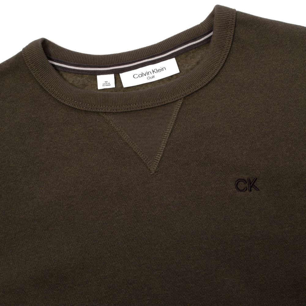 Calvin Klein Ohio Mens Golf Sweater 2025 - Olive Marl