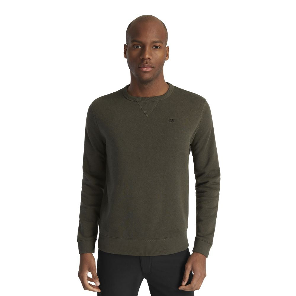 Calvin Klein Ohio Mens Golf Sweater 2025 - Olive Marl