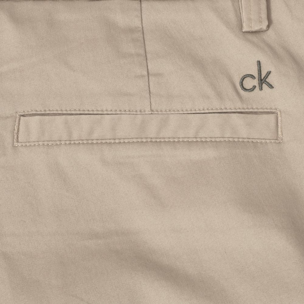 Calvin Klein Vacation Chino Golf Shorts 2026 - C10273 - Stone