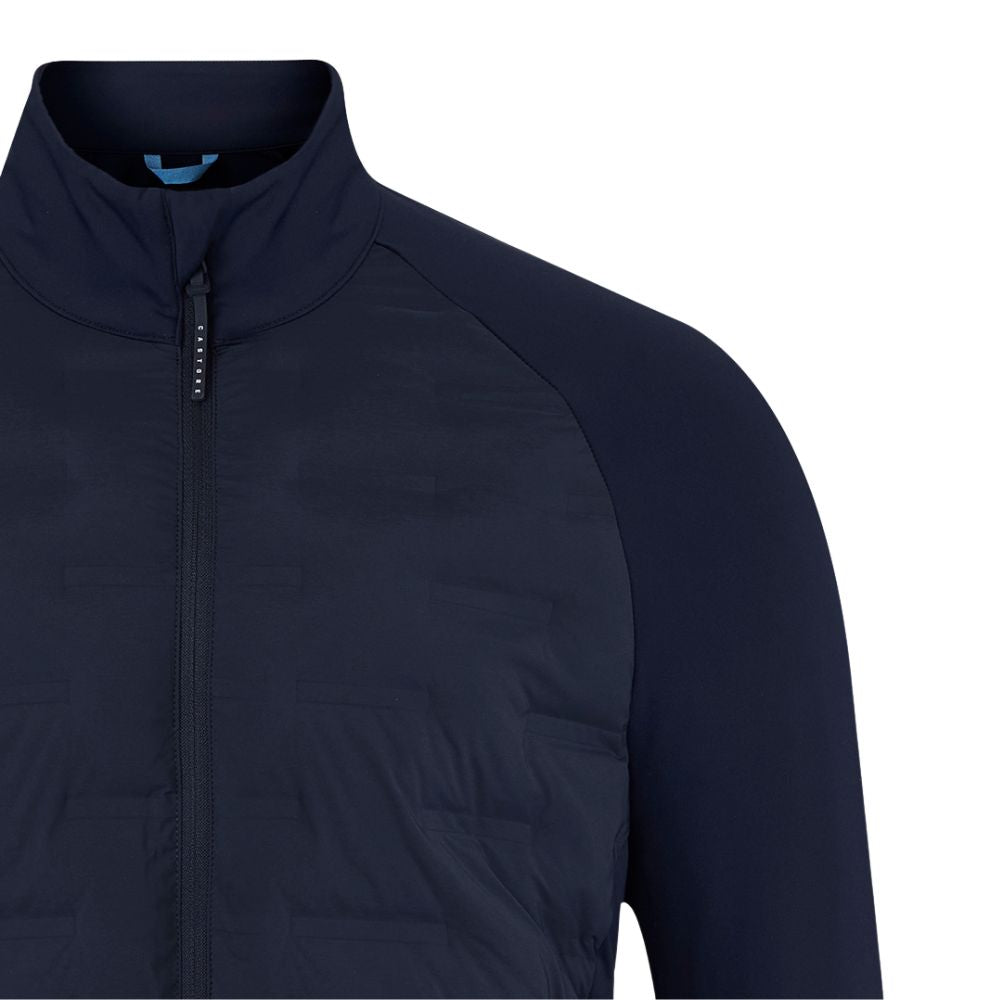 Castore Pinnacle Mens Hybrid Golf Jacket 2025 - Navy / White