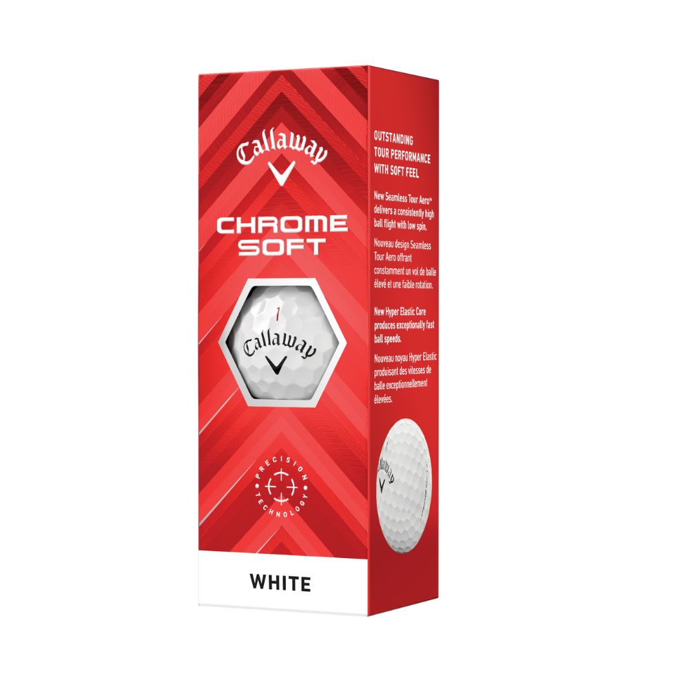Callaway Golf Chrome Soft Golf Balls - White