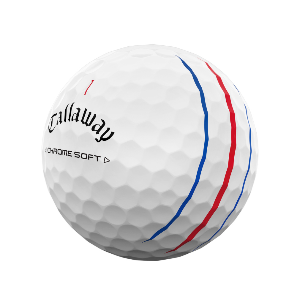 Callaway Golf Chrome Soft Triple Track Golf Balls 2024 - White   