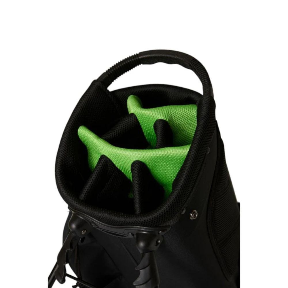 Cobra Signature Golf Stand Bag - Black / Grey / Fluoro Green