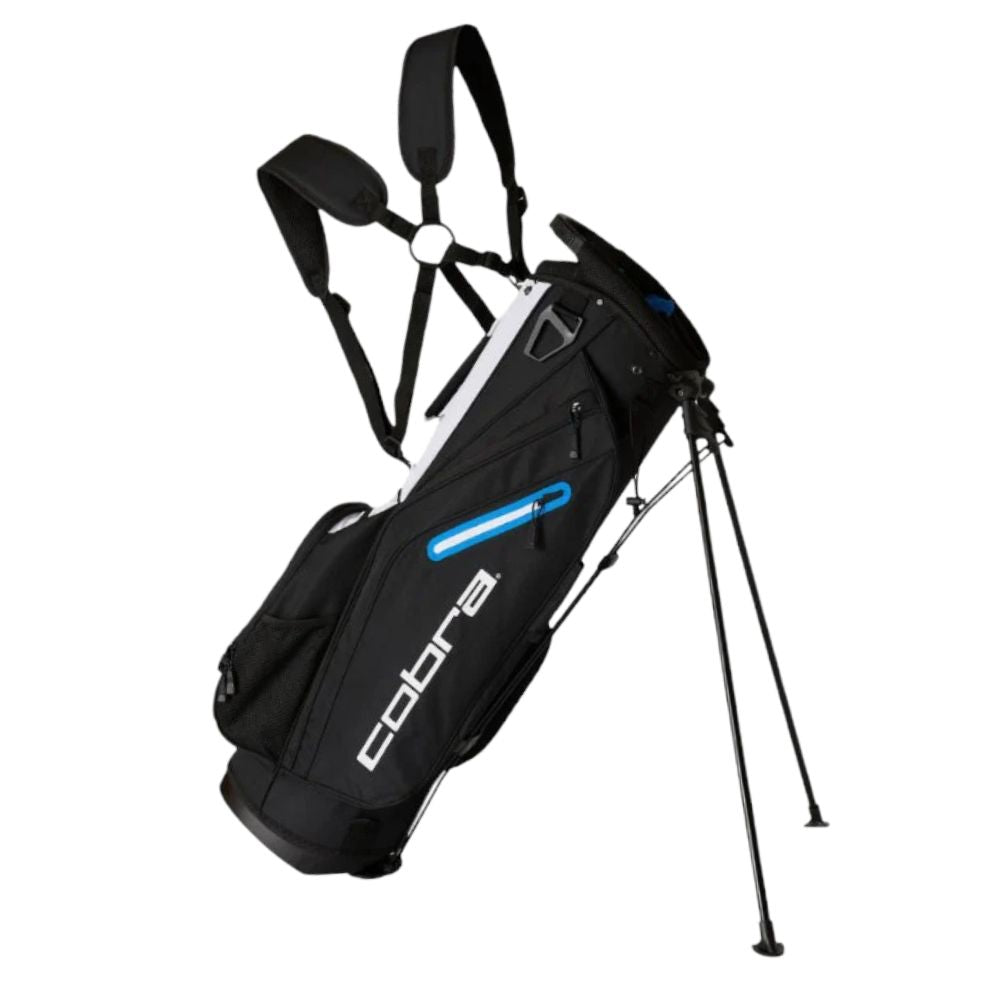 Cobra Signature Golf Stand Bag - Black / White / Vivid Blue Black / White / Vivid Blue