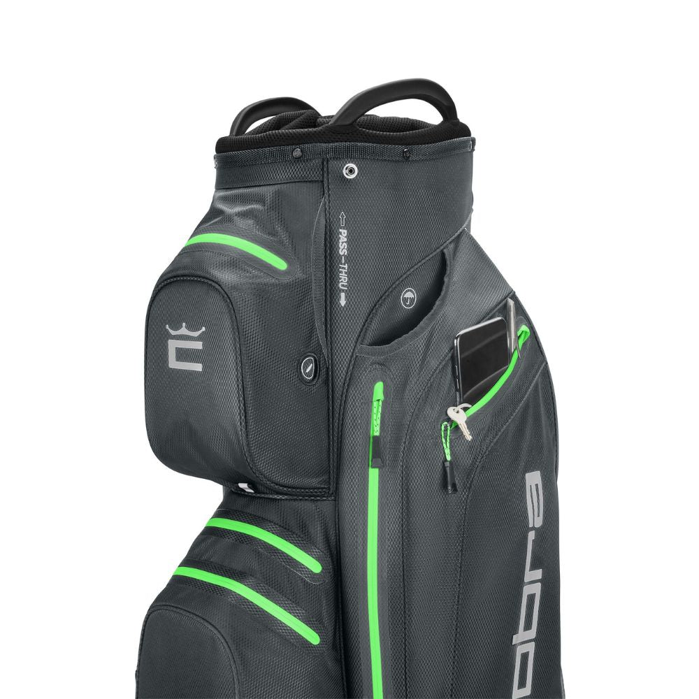 Cobra Ultradry Pro Waterproof Golf Cart - Quiet Shade / Green Gecko