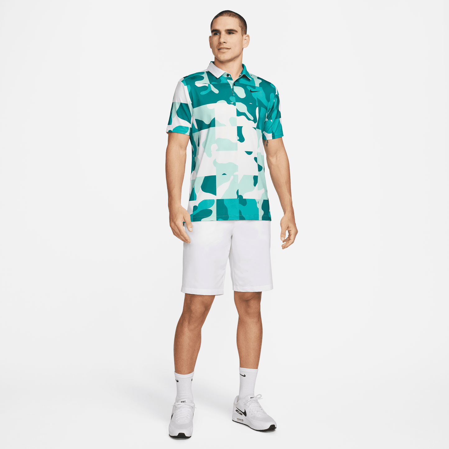 Nike Golf Dri-Fit Tour Camo Grid Shirt DR5310