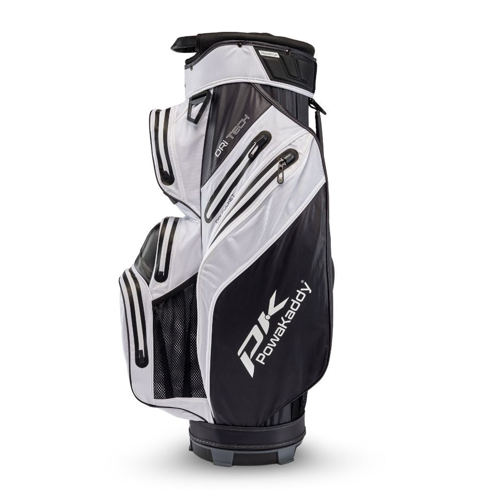 PowaKaddy Dri Tech Golf Cart Bag 2025 - White / Black