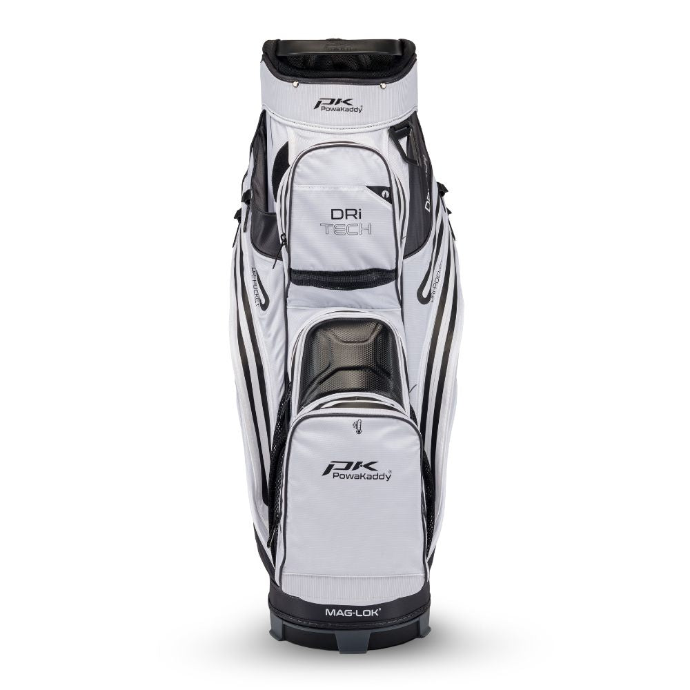PowaKaddy Dri Tech Golf Cart Bag 2025 - White / Black