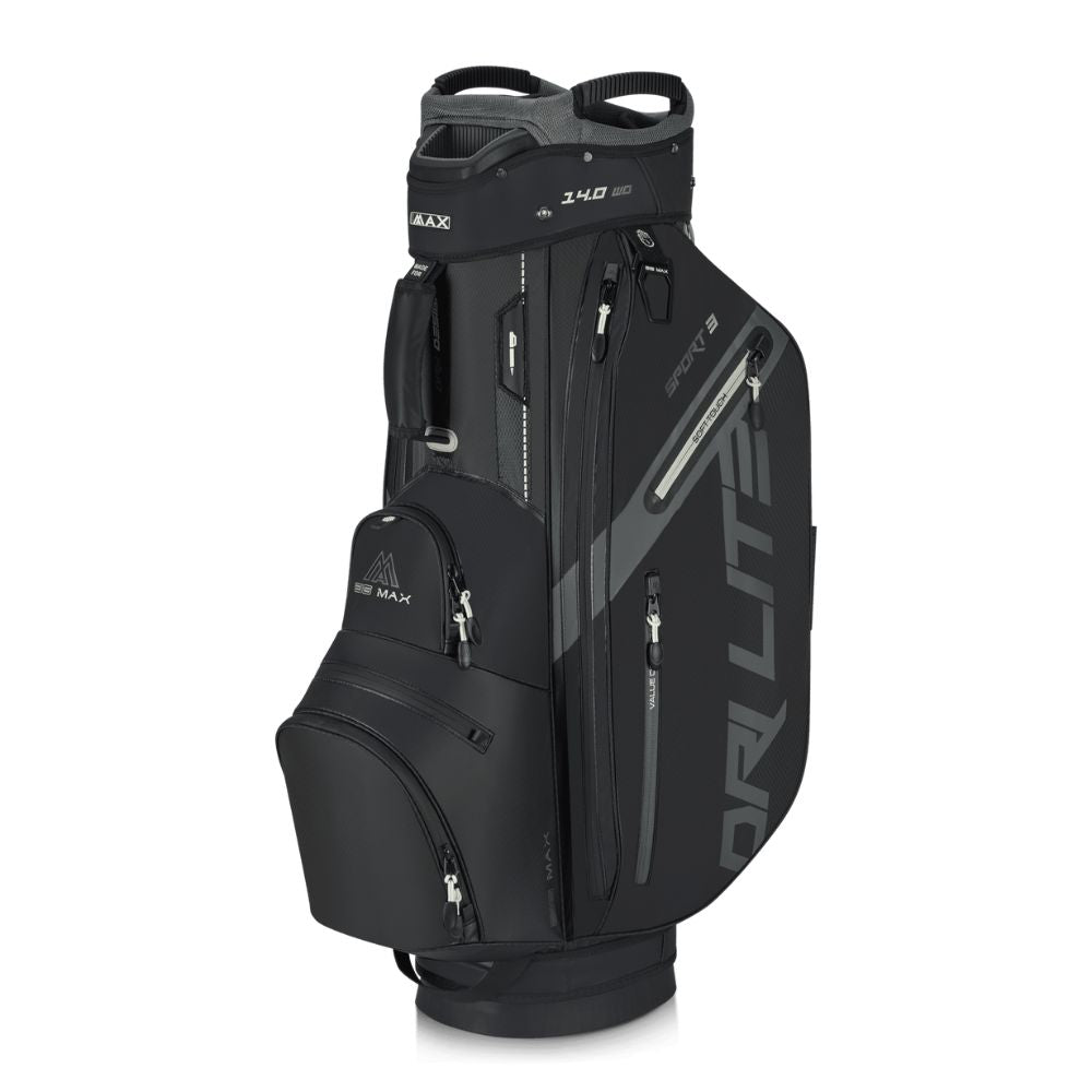 Big Max Dri Lite Sport 3 Golf Cart Bag 2025 - Black Black