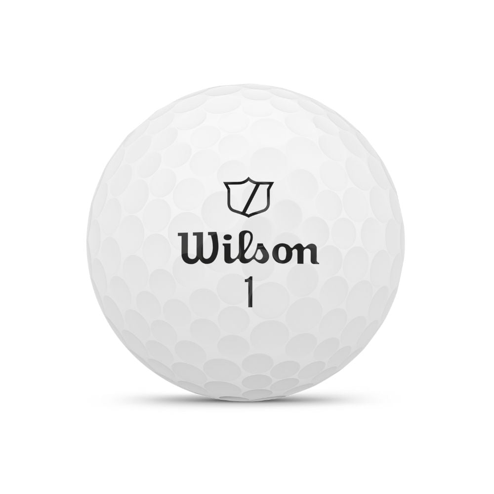 Wilson Golf Duo Soft TRK 360 Golf Balls 2025 - White (Black / Red Track)