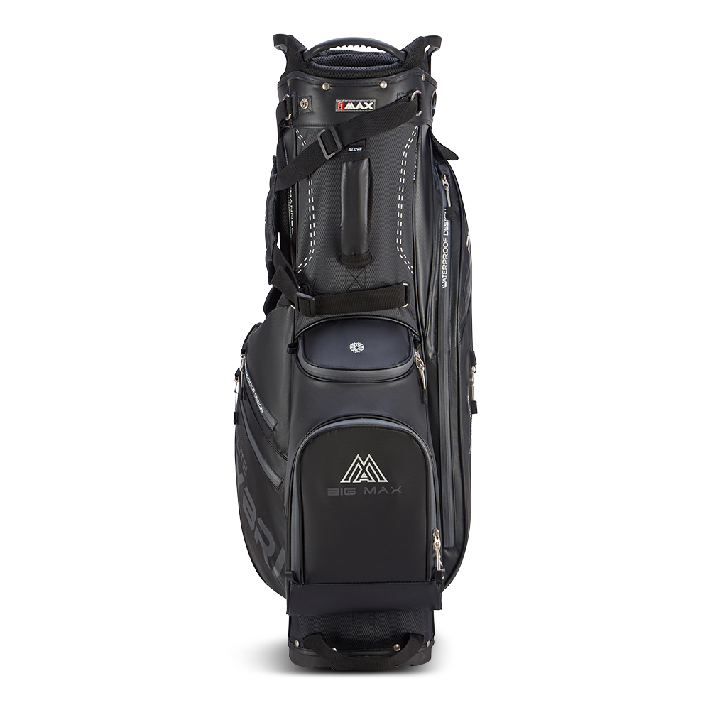 Big Max Dri Lite Hybrid Plus Golf Stand Bag - Black